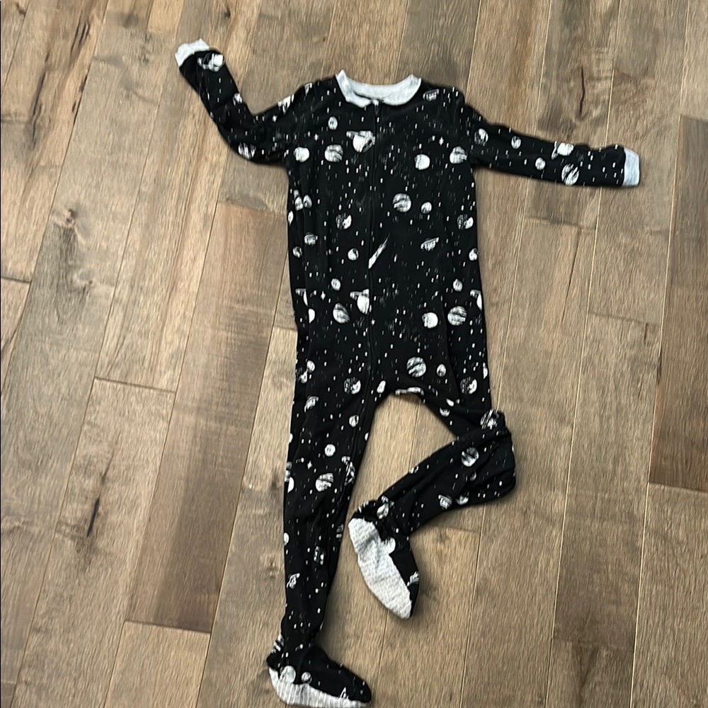 Carter's Black and White Footies One Piece